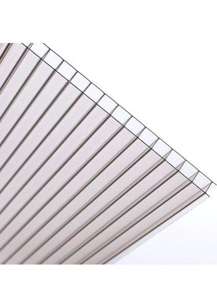 6 mm Şeffaf Polikarbon Levha Çatı Sundurma Balkon Garaj Sera Kaplama 100X100 cm