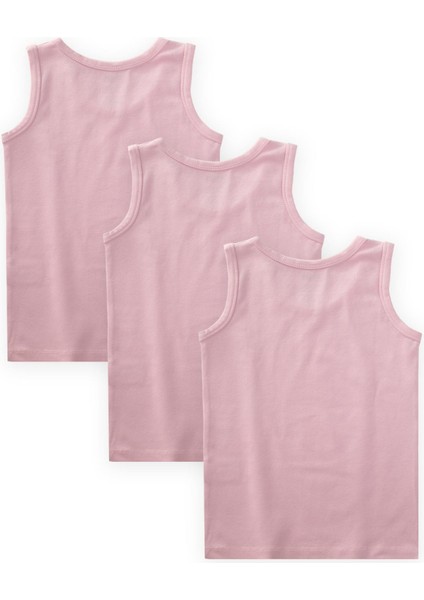 Üçlü Geniş Askılı Atlet Set 2-9 Yaş Şeker Pembe fiyatları