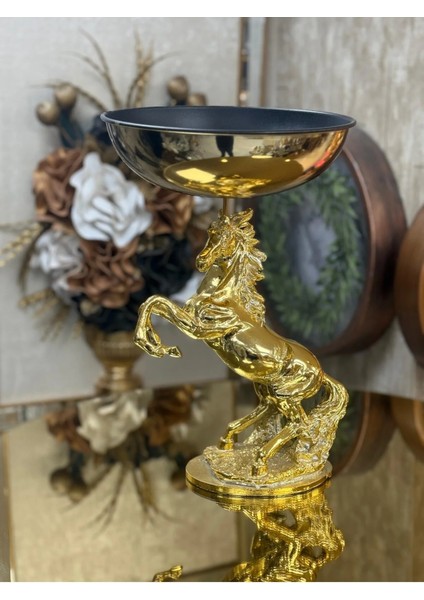 Pirinç Gold Gondol Şekerlik 45 cm