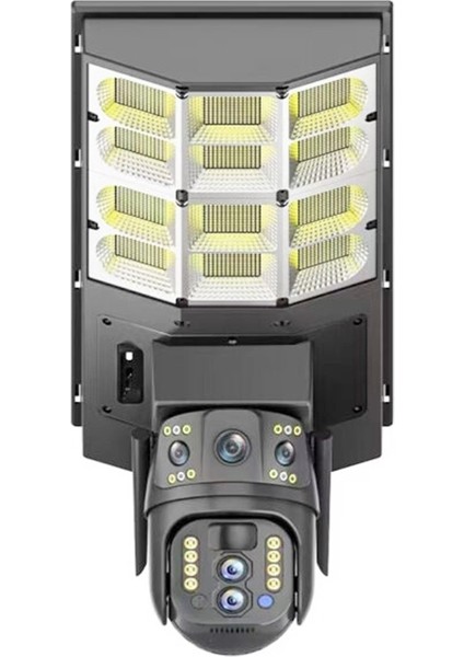 V380 IP66 Akıllı Wifi Kamera - 2in1 Güneş Enerjili Sensörlü Sokak Lambası + Kamera Mikrofonlu modelleri
