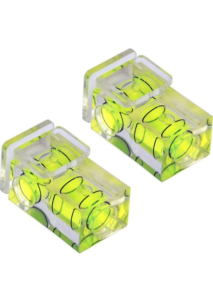 4 Adet Sıcak Ayakkabı Kabarcığı Seviye Kamera Dijital ve Film Kamerası Için Iki Eksen Ruh Seviyesi (Yurt Dışından) modelleri