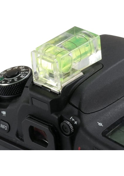 4 Adet Sıcak Ayakkabı Kabarcığı Seviye Kamera Dijital ve Film Kamerası Için Iki Eksen Ruh Seviyesi (Yurt Dışından) fırsatları