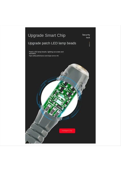 Elektrikçi Özel Elektrik Kalemi Tel Kırılmasını Tespit Etmek Renk Işığı Çok Fonksiyonlu Akıllı Indüksiyon Testi Düz (Yurt Dışından) fırsatları