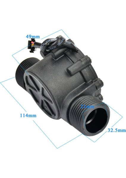 3 Pcs Su Akışı Sensörü Yakıt Akışı Ölçer Su Ölçer Sensörü Flowmeteter Su Sensörü 1 Pc 2-100L/MIN &amp 2 Pcs 1-60L/MIN (Yurt Dışından) modelleri