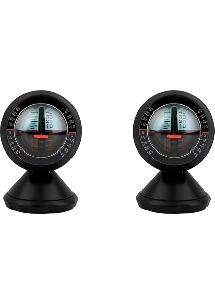 2x Araç Incinometre Seviye Eğim Göstergesi Gösterge Açısı Eğim Seviye Metre Bulucu Aracı Gradyan Dengeleyici (Yurt Dışından)