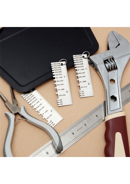 Metal Sac Kalınlık Göstergesi 3 Paket Paslanmaz Çelik Tel Gösterge Boyutu Muayene Aracı Kaynak Aracı Aksesuarları (Yurt Dışından) fırsatları
