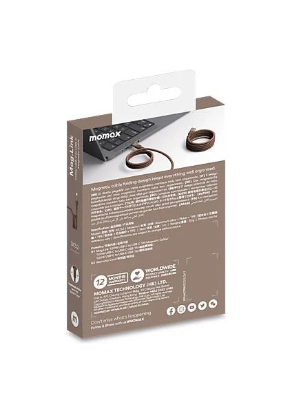 DC52L2 Mag.link 100W Usb-C To Usb-C Magnetic Şarj Kablosu Çöl Titanyum indirimleri