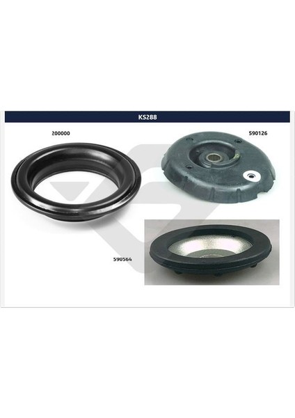 Hutchınson KS288 KS174 Ön Amortisör Takozu Rulmanı Komple Kiti P208-P2008-P301-C-ELYSEE 12 > C3 Iı-C3 Pıcasso-Ds3 10 > 5035.27-5038.G6-5031.F2