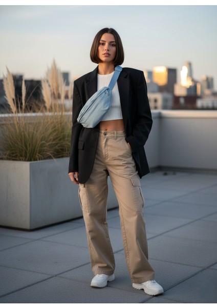 Puffy Sling:hafif ve Hacimli Ayarlanabilir Cross-Body Bel Omuz Çantası fiyatları