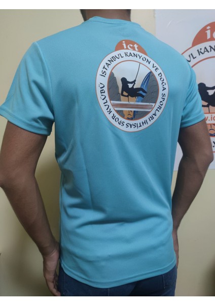 Erkek Nem Emici Hızlı Kuruma Atletik Teknik Performans T-Shirt