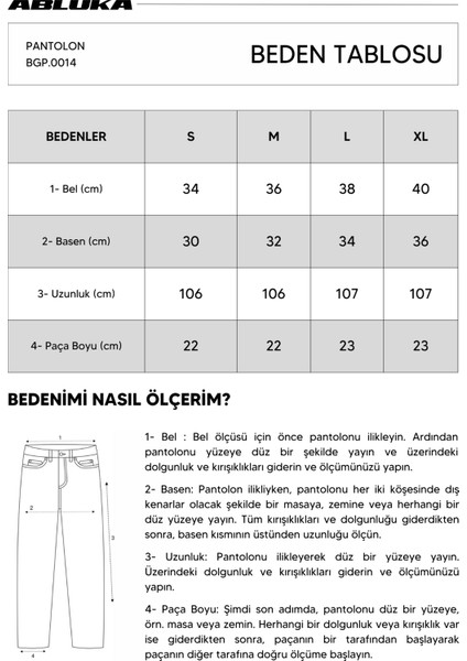 Erkek Beli Lastikli Desenli Baggy Pantolon Siyah
