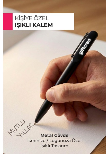 Kişiye Özel 2026 Ajanda Seti – Işıklı Kalem, Metal Stand, USB Çoklayıcı Kablo fırsatları