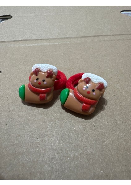 2li Yılbaşı Christmas Kız Çocuğu Tokaları Dayanıklı Renk Renk Yılbaşı Tasarım Belik ve At Kuyruğu Toka fiyatları