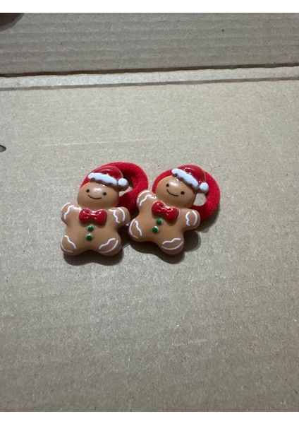 2li Yılbaşı Christmas Kız Çocuğu Tokaları Dayanıklı Renk Renk Yılbaşı Tasarım Belik ve At Kuyruğu Toka modelleri