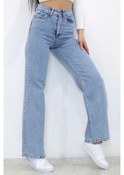 Buz Mavi Palazzo Jeans fiyatları