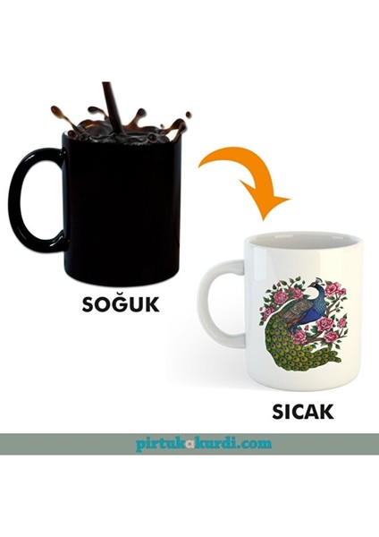 Kürtçe Sihirli Porselen Kupa - Melekê Tawis