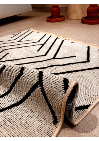 Fendy Rüya Altı Kaymaz Taban Mutfak ve Diğer Yaşam Alanları Için Şönil Kilim