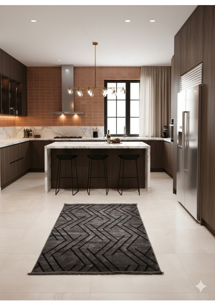 Fendy Rüya Altı Kaymaz Taban Mutfak ve Diğer Yaşam Alanları Için Şönil Kilim