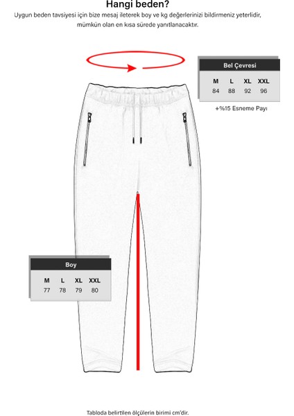 Erkek Modena Klasik Normal Bel Baharlık Pamuk Eşofman Alt fırsatları