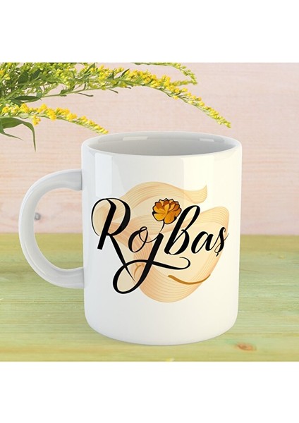 Rojbaş Porselen Kupa Bardak - Roj Baş Kupası