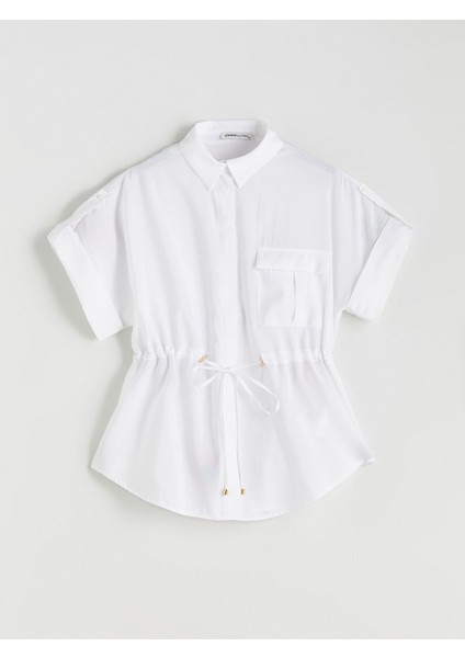 Yeni Sezon Modal Karışımlı Oversize Kadın Gömlek indirimleri