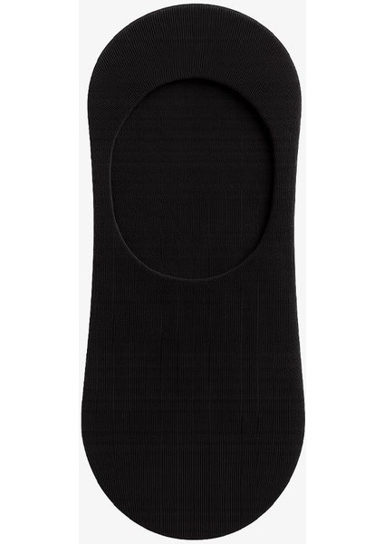 Erkek Pamuklu Görünmez Babet Çorap Siyah