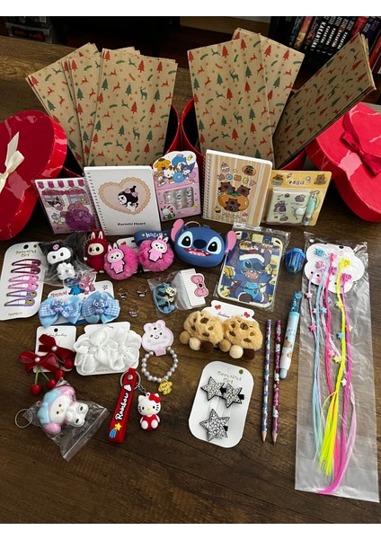 Çocuk Advent Calendar Kuromi Labbu Stich Capybara Hellokitty Yılbaşı Christmas Advent Calender 24'lü modelleri