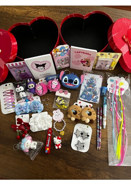 Çocuk Advent Calendar Kuromi Labbu Stich Capybara Hellokitty Yılbaşı Christmas Advent Calender 24'lü