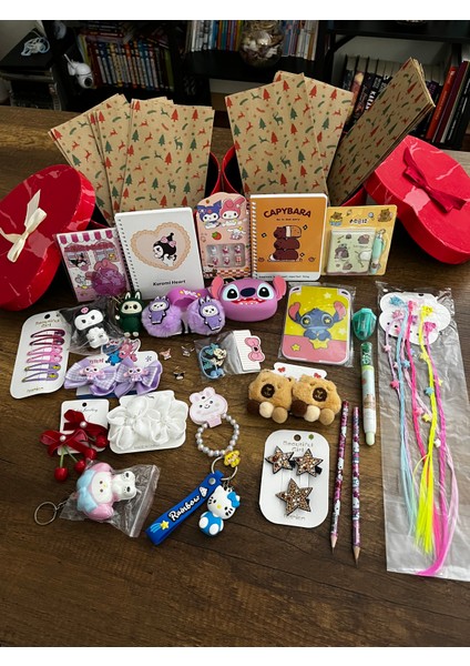 Çocuk Advent Calendar Kuromi Labbu Stich Capybara Hellokitty Yılbaşı Christmas Advent Calender 24'lü