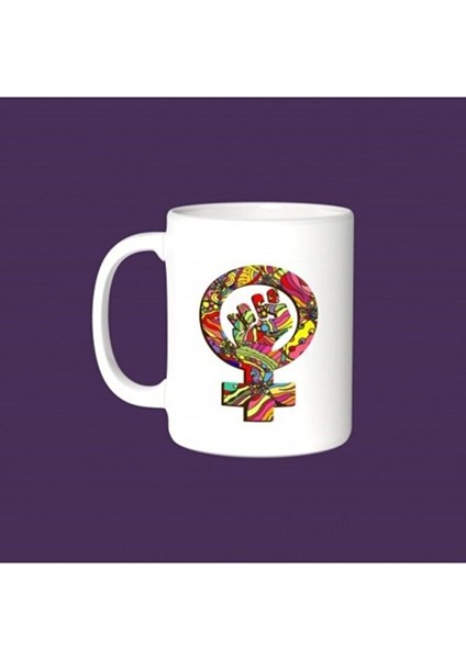 Kürtçe Porselen Kupa - Sembola Jinan