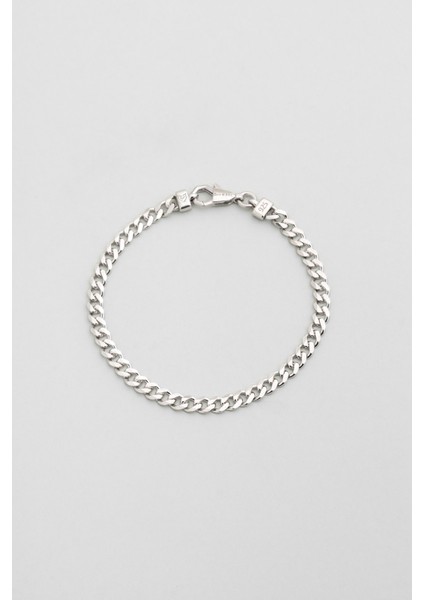 Theron Gümüş Erkek Zincir Bileklik