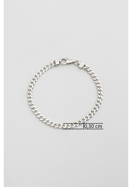 Theron Gümüş Erkek Zincir Bileklik modelleri