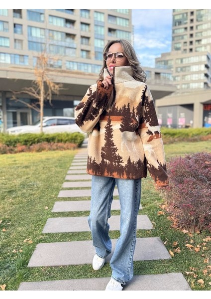 Dik Yaka Polar Sweatshirt