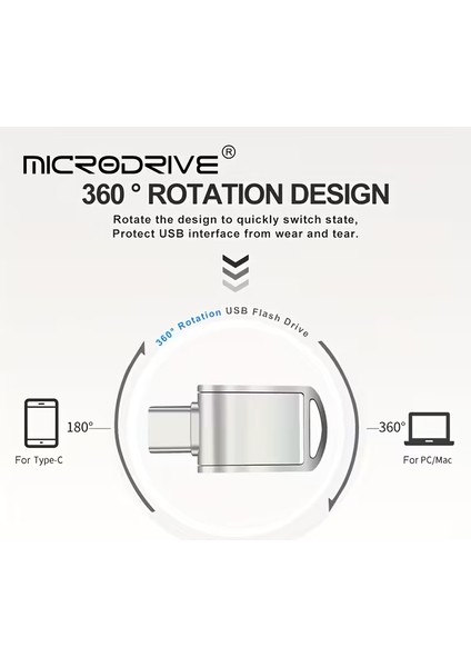 Samsung Xiaomi Redmi Oppo ve Tüm Android Telefonlarla Uyumlu Type-C Flaş Bellek 128 GB Fotograf Video Dosya Aktarımına Uygundur fiyatları