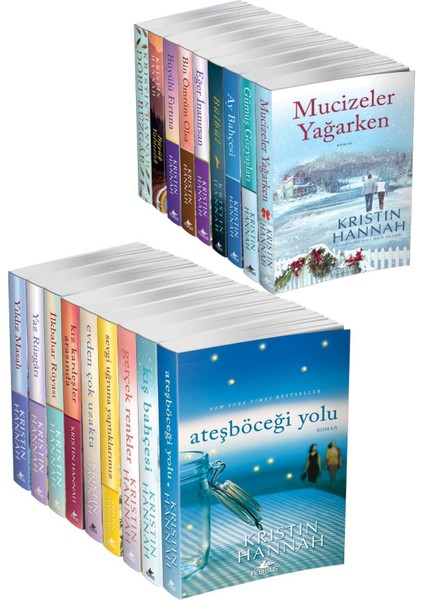 Kristin Hannah Romanları Seti (18 Kitap) – Aile, Sevgi, Aşk, Dram, Umut ve Tarihi Romanlar