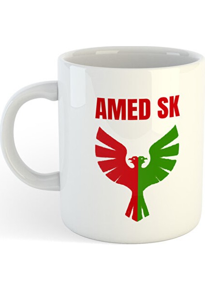 Amedspor Logolu Porselen Bardak - Amed Spor Taraftarı Kupa Bardağı - Amed Spor Kupası