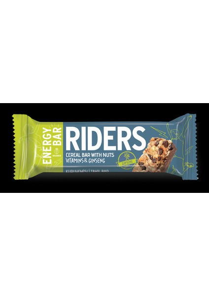 Riders Enerji Bar Vitamin&gınseng Kuruyemişli Tahıl Bar 40 Gr×24 Adet