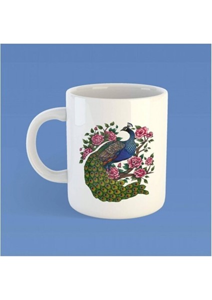 Kürtçe Porselen Kupa - Melekê Tawis