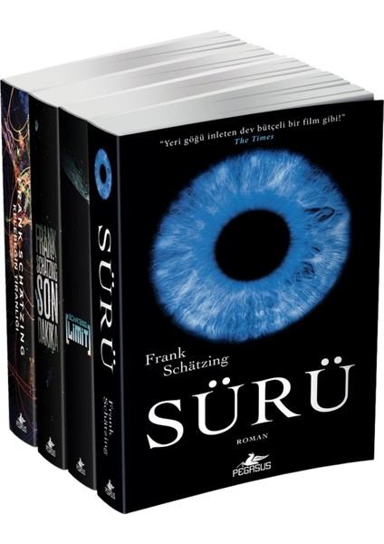 Frank Schatzing Kitapları Koleksiyonu 4 Kitap Set - Sürü + Limit + Son Dakika + Kelebeğin Tiranlığı