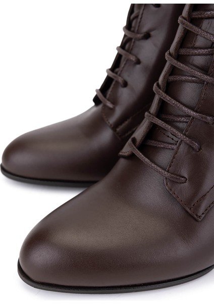 Kadın Hakiki Deri Kahverengi Topuklu Bot 488 10026 Bn Bot SK25-26 Kahve Dr modelleri