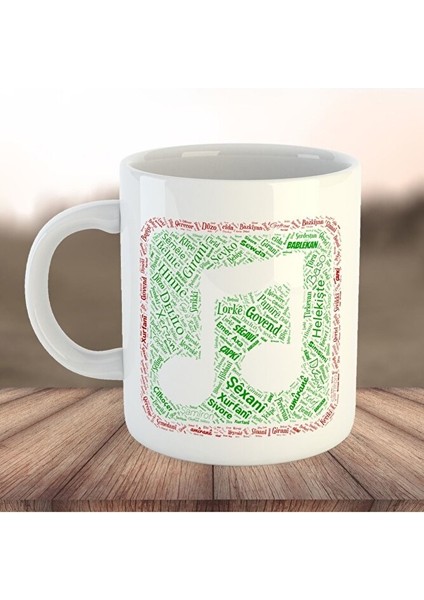 Govend Porselen Kupa Bardak - Kürt Halay Isimleri Kupası 3