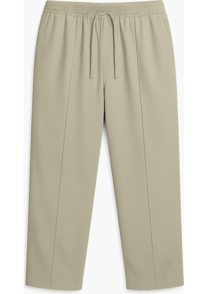 Erkek Beli Lastikli Baggy Pantolon Mint