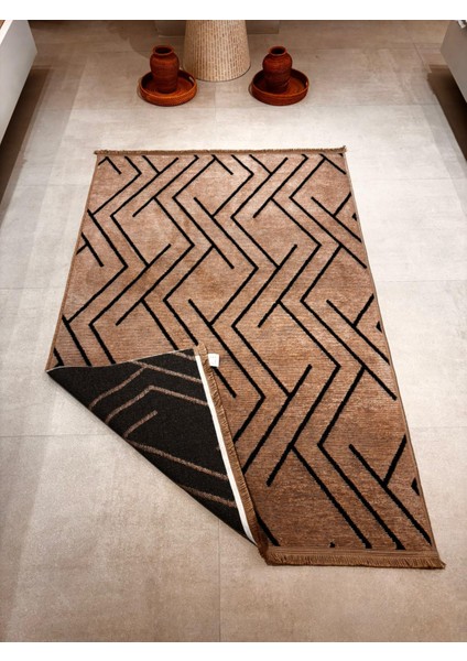 Fendy Rüya Altı Kaymaz Taban Mutfak ve Diğer Yaşam Alanları Için Şönil Kilim