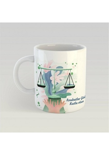 Avukatlar Günü Porselen Kupa