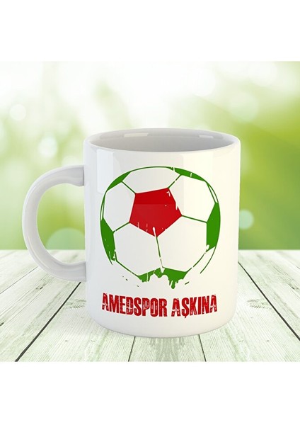 Amedspor Aşkına Taraftar Porselen Kupa - Amed spor kupası