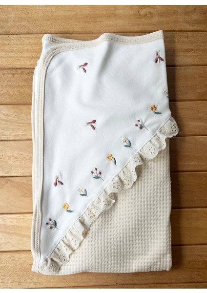 Turp 10'lu Waffle Çiçekli Lüx Hastane Çıkışı Bej fiyatları