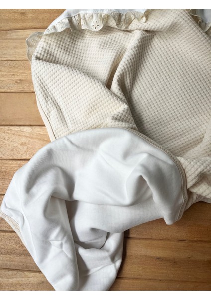 Turp 10'lu Waffle Çiçekli Lüx Hastane Çıkışı Bej