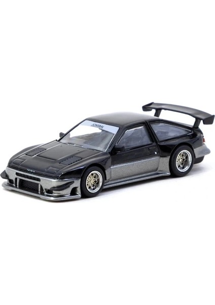 Tarmac Works 1/64 Toyota Sprinter Trueno AE86 Widebody Black/grey - Designed By Jon Sibal - Malaysia Special Edition
