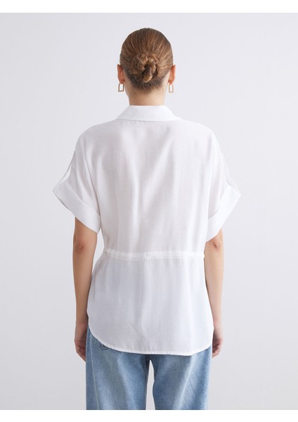 Yeni Sezon Modal Karışımlı Oversize Kadın Gömlek fırsatları