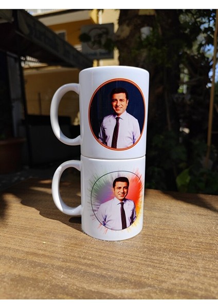 Selahattin Demirtaş Kupası - Selahattin Demirtaş Resimli Kupa Bardak - Demirtaş Kupası (2 Adet)